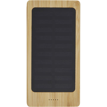 Batería externa solar de bambú de 8000 mAh "Alata"