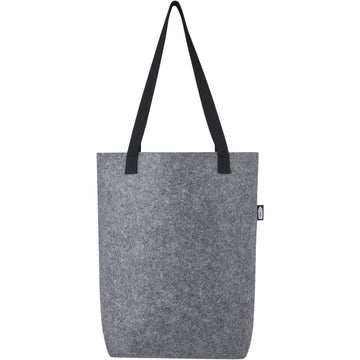 Bolsa Tote de fieltro reciclado GRS con fondo ancho de 12 L "Felta"